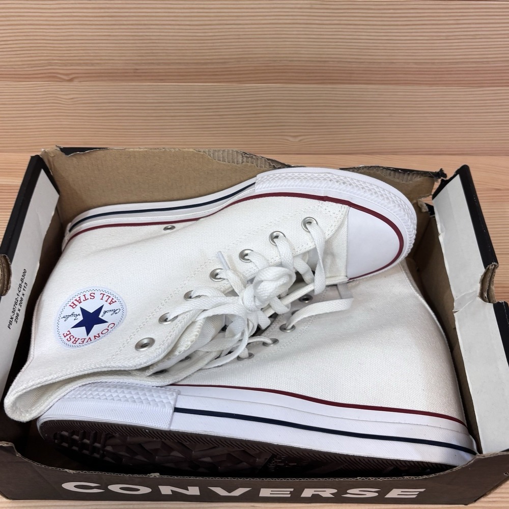 Converse Chuck Taylor Women's 9.5 Sneakers Hidden Wedge Hi Top White A11908C - Picture 2 of 7